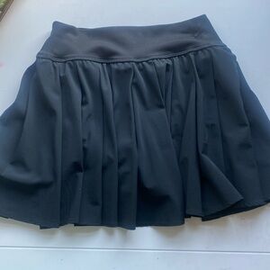 aerie black tennis skirt XS